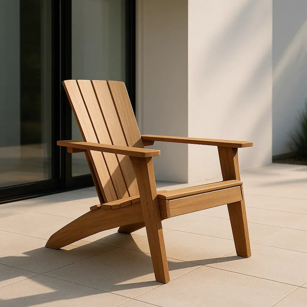 Fauteuils Adirondack d'extérieur chaise Adirondack en chêne pour extérieur 80x90x100 cm